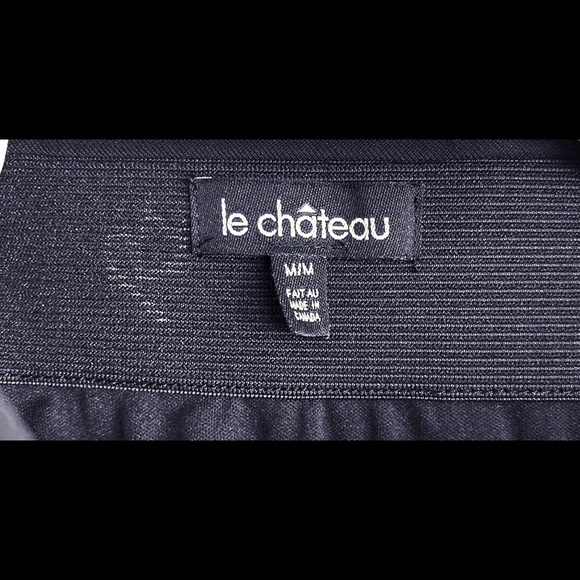 SOLD SOLD SOLD LE CHÂTEAU Little Black Dress Small/Medium SOLD - Picture 8 of 8